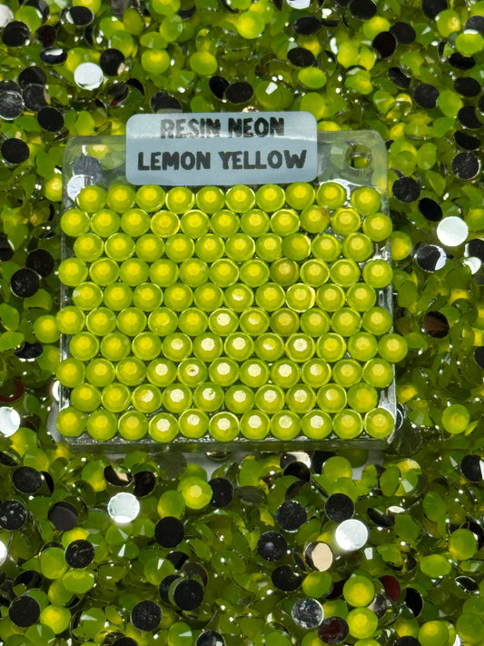 MNG Rocks Resin Neon Lemon Yellow