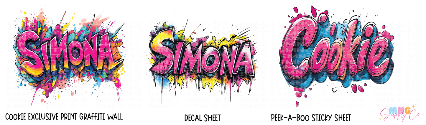 Custom Graffiti Name/Word Art