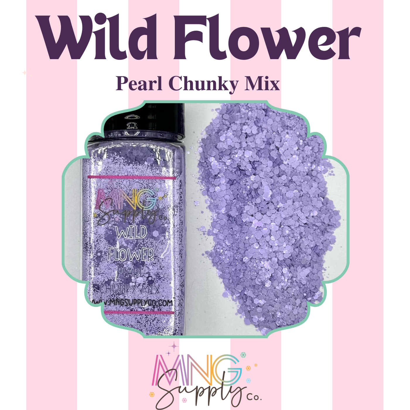 MNG Glitter Wild Flower