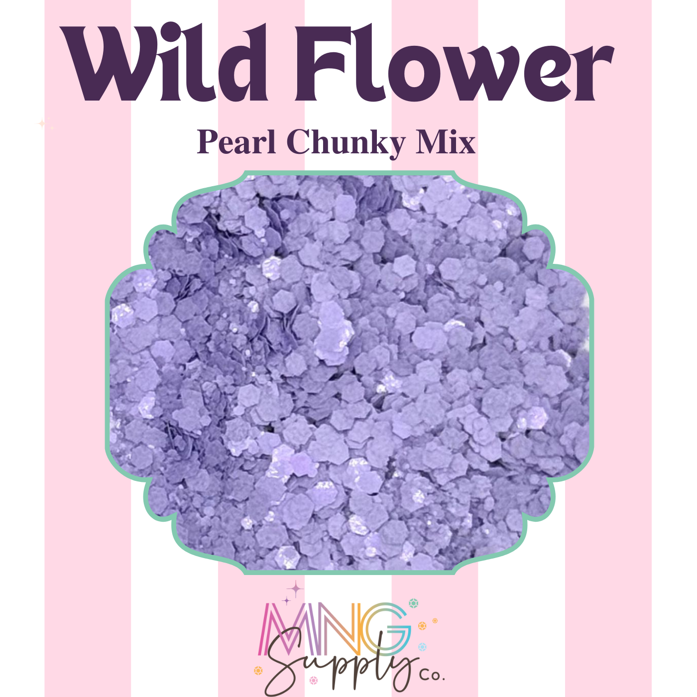 MNG Glitter Wild Flower