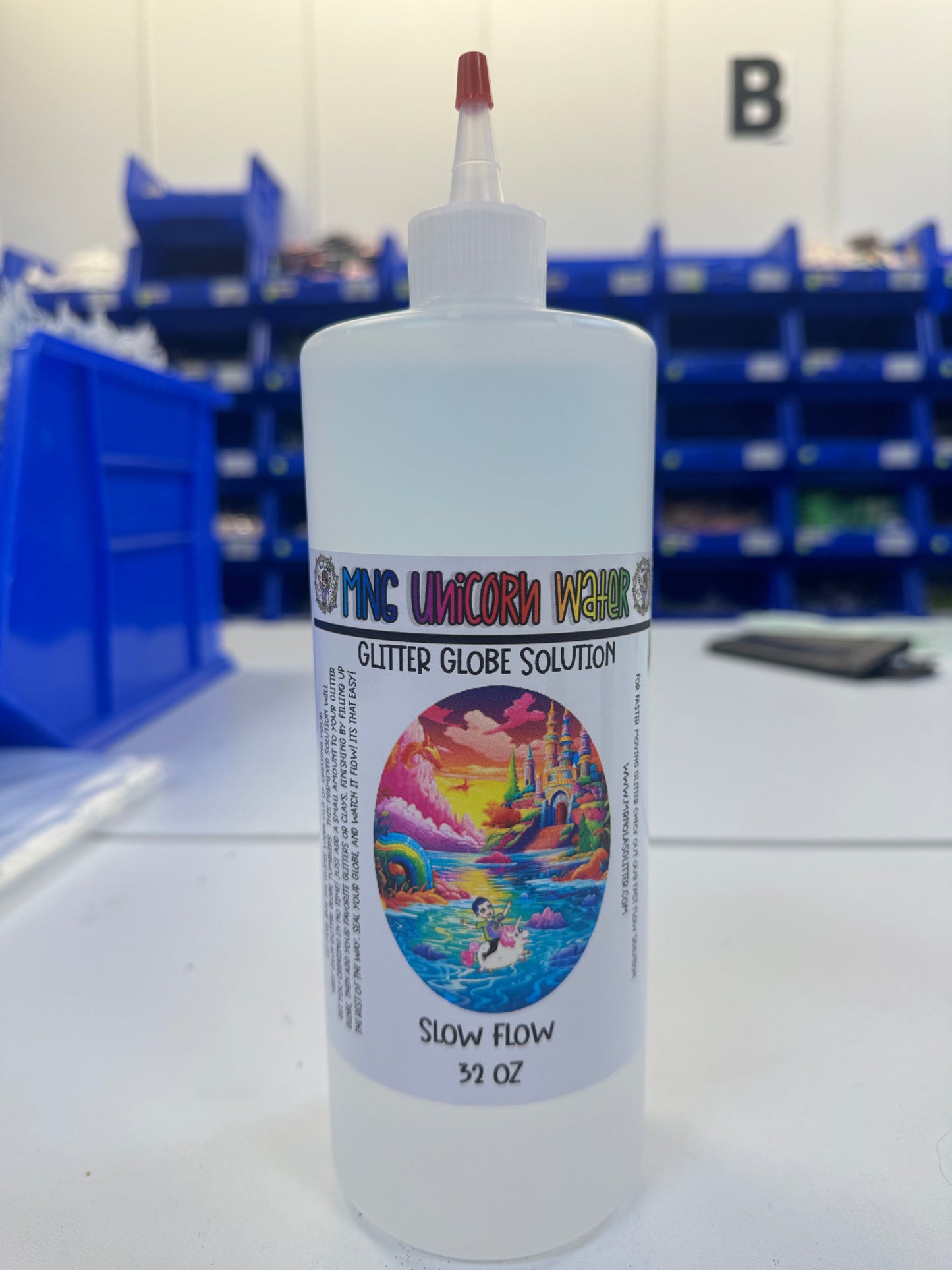 MNG Unicorn Water-Glitter Globe Solution Slow Flow