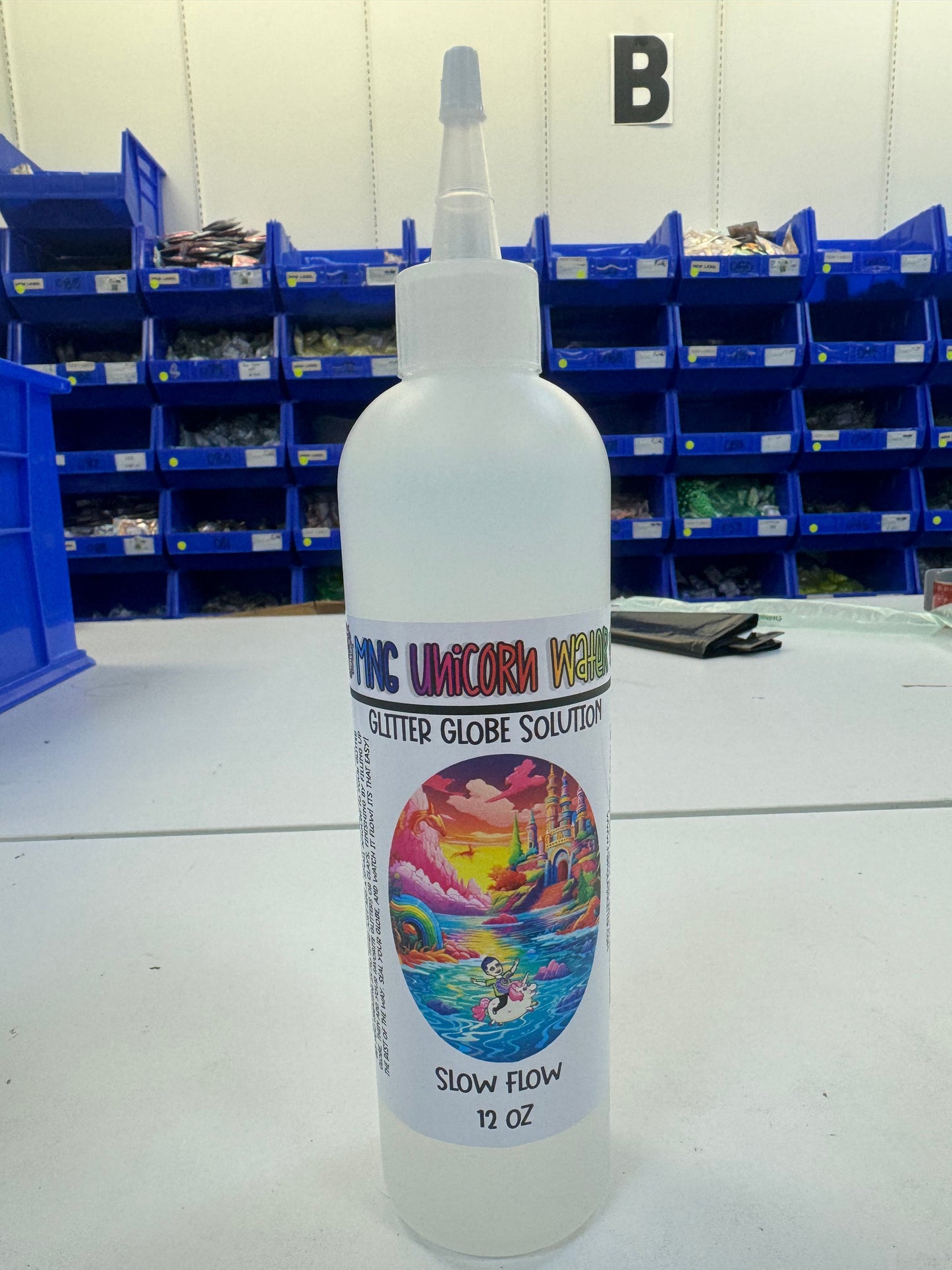 MNG Unicorn Water-Glitter Globe Solution Slow Flow