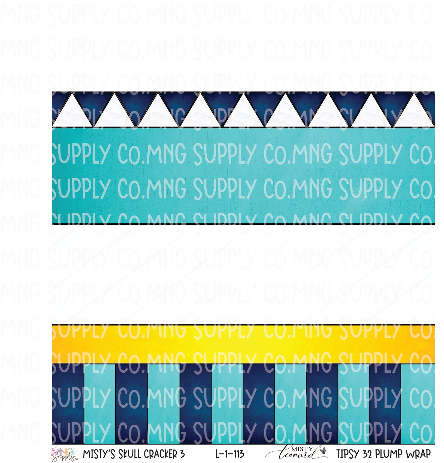 MNG Supply Sticky Sheet Misty Leonard Skullcracker Wraps Tipsy 32 Plump