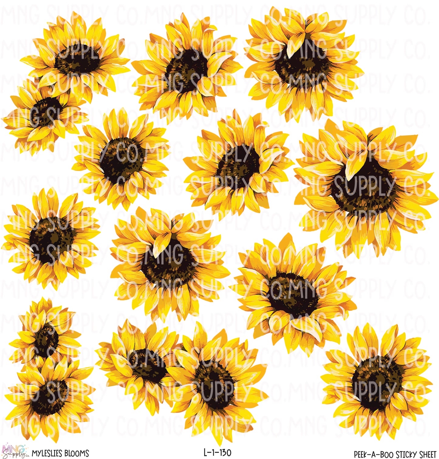 MNG Supply Decal Sticky Sheet MyLeslies Blooms