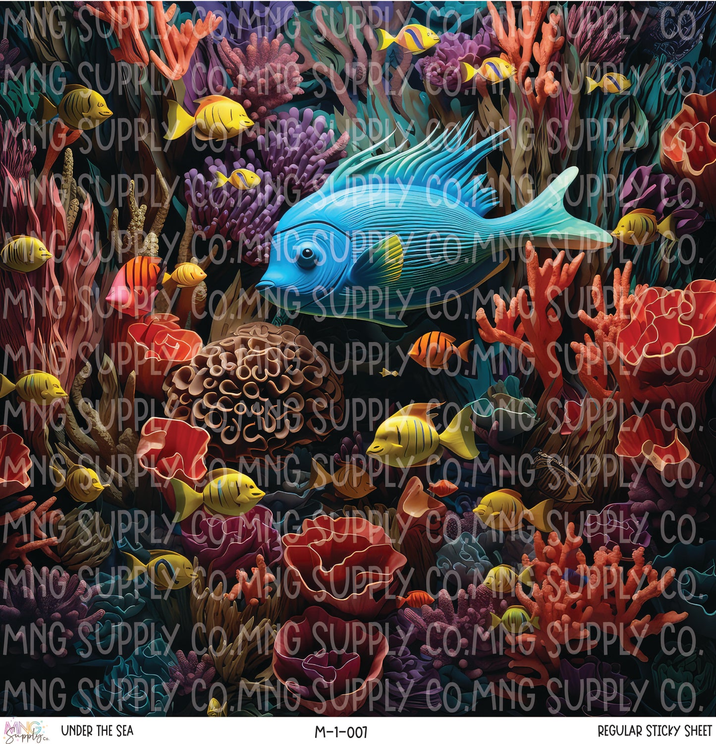 MNG Supply Sticky Sheet Under The Sea