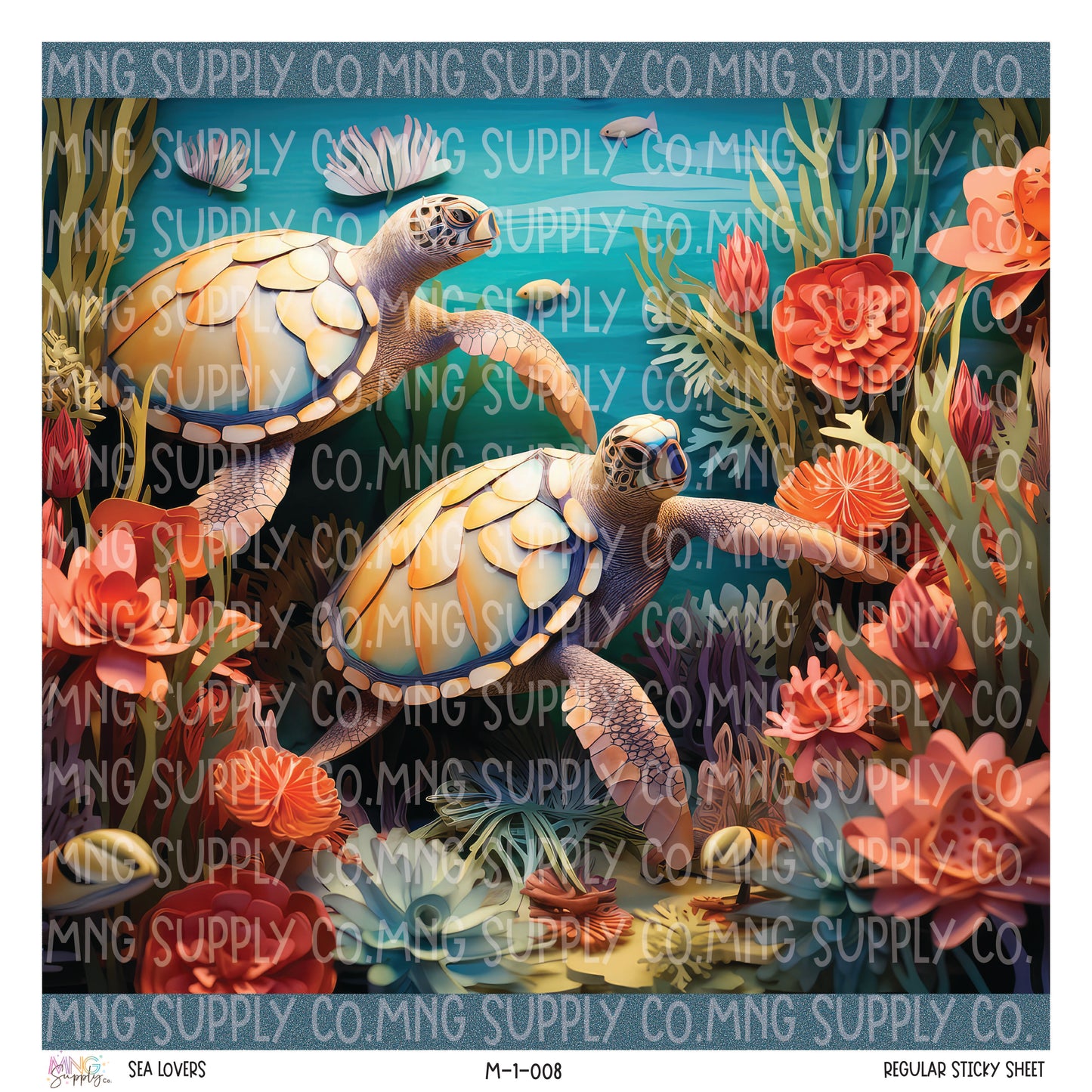 MNG Supply Sticky Sheet Sea Lovers