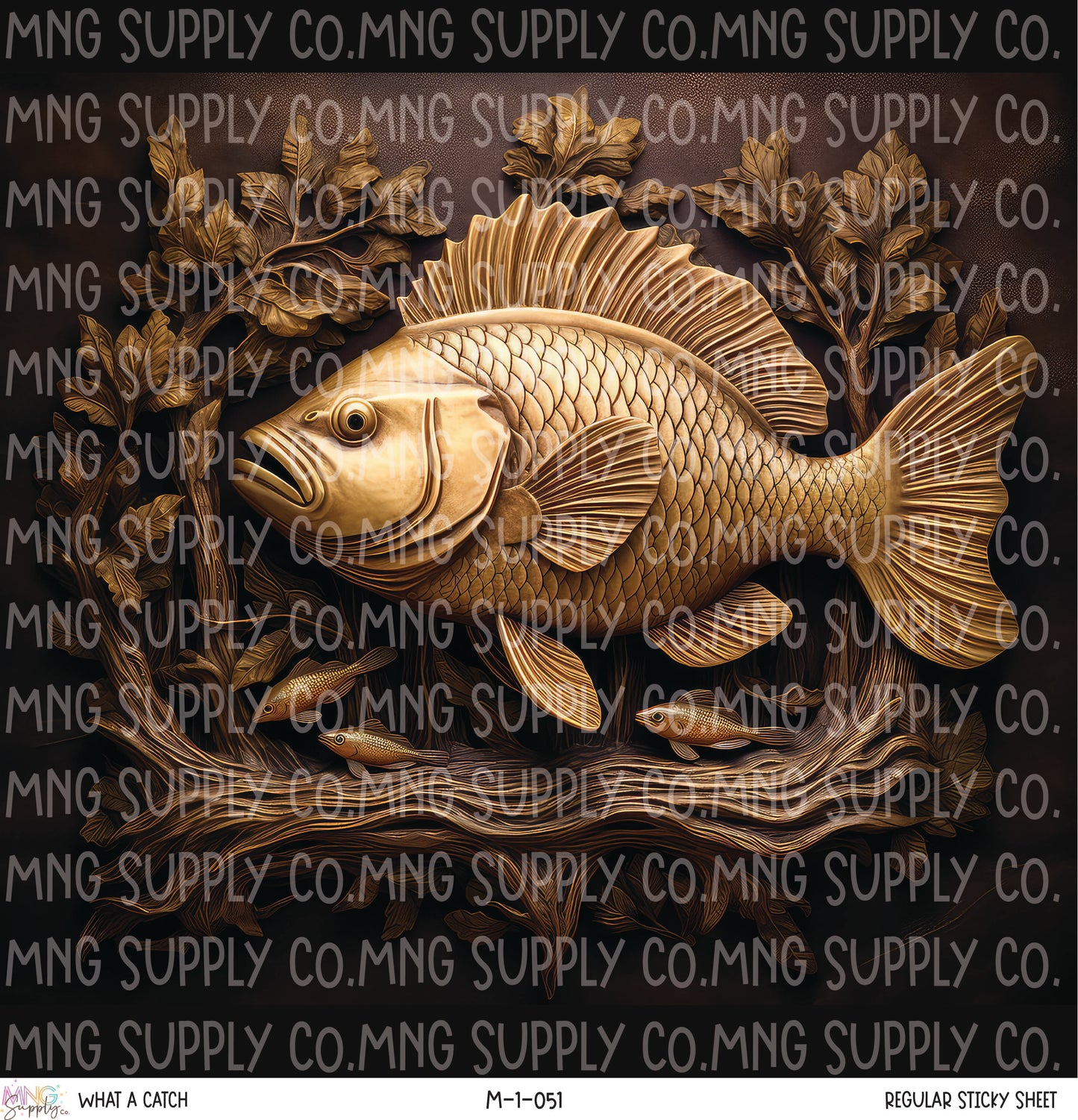 MNG Supply Sticky Sheet What A Catch