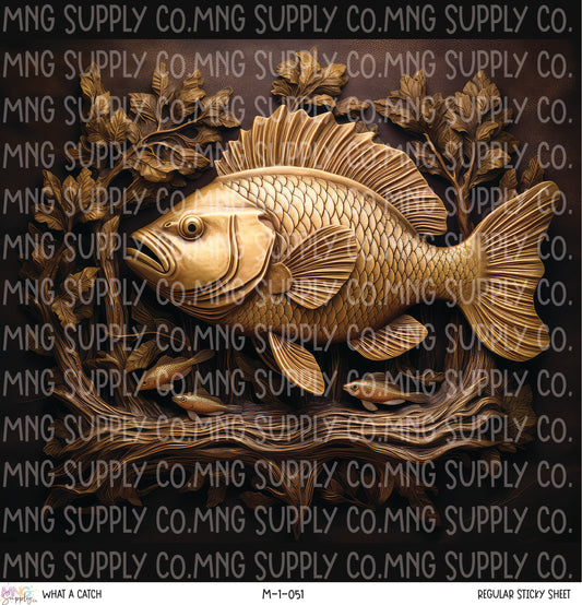 MNG Supply Sticky Sheet What A Catch