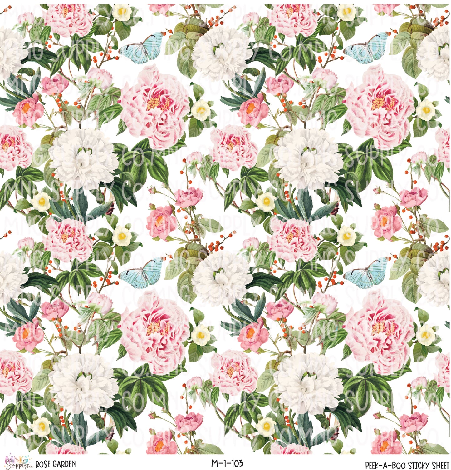 MNG Supply Sticky Sheet Rose Garden