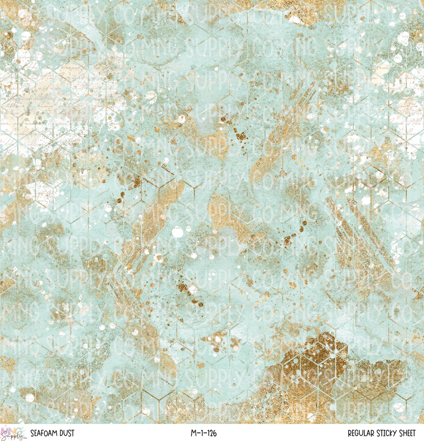 MNG Supply Sticky Sheet Seafoam Dust