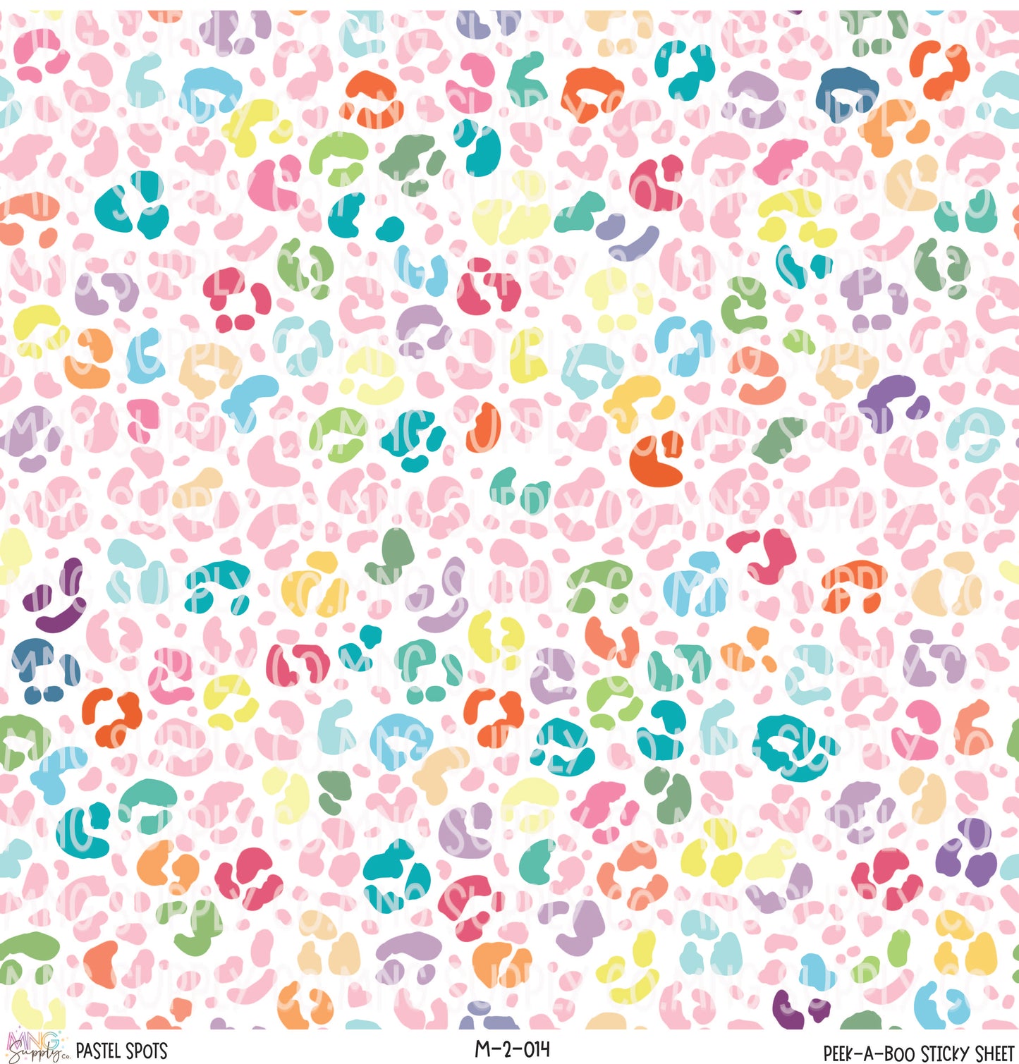 MNG Supply Sticky Sheet Pastel Spots