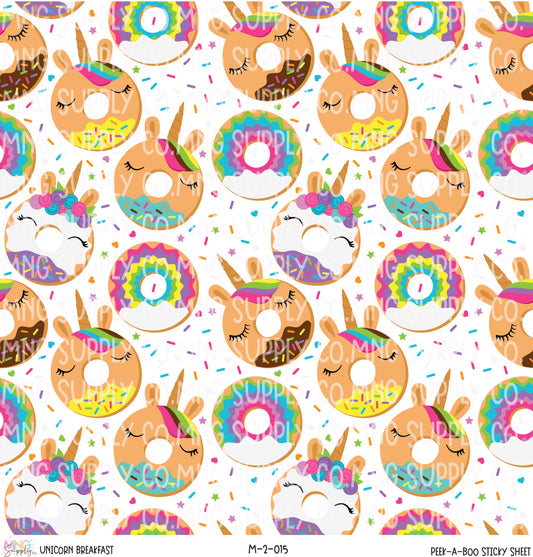 MNG Supply Sticky Sheet Unicorn Breakfast