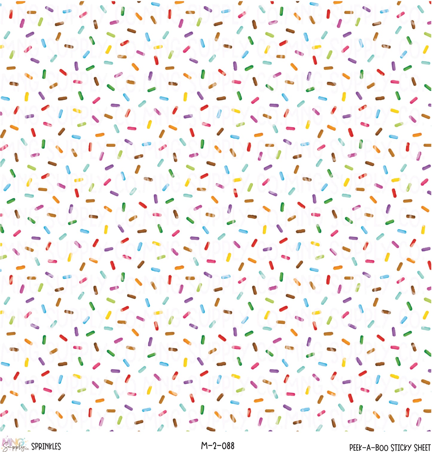 MNG Supply Sticky Sheet Sprinkles