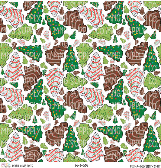 MNG Supply Sticky Sheet Debbie Loves Trees