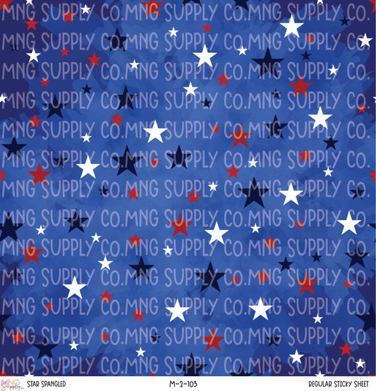 MNG Supply Sticky Sheet Star Spangled