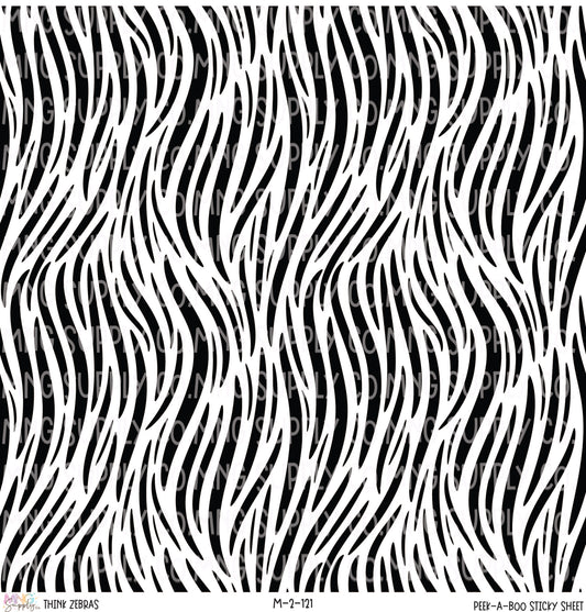 MNG Supply Sticky Sheet Think Zebras