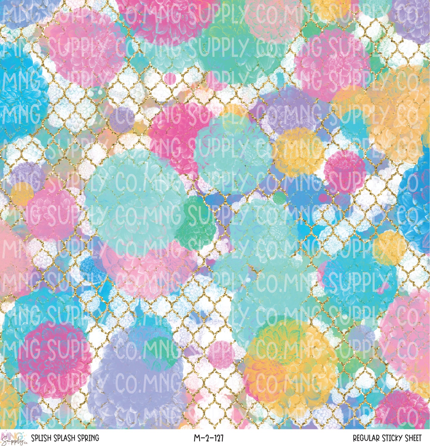 MNG Supply Sticky Sheet Splish Splash Spring