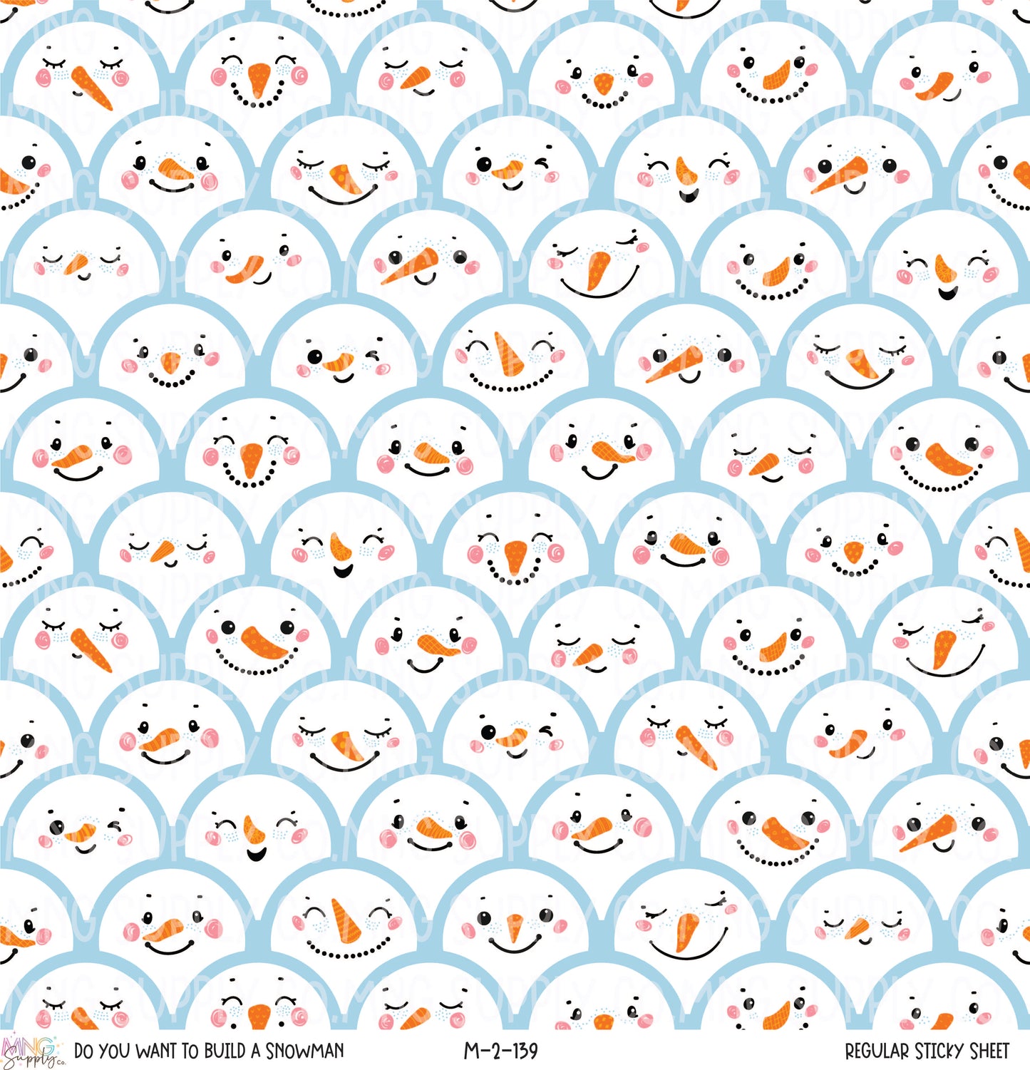 MNG Supply Sticky Sheet Do you Want to Build a snowman