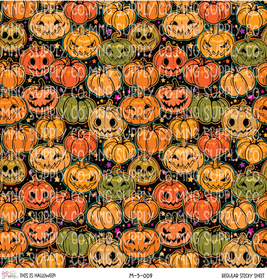 MNG Supply Sticky Sheet This is Halloween