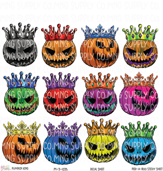 MNG Supply Decal Sticky Pumpkin King