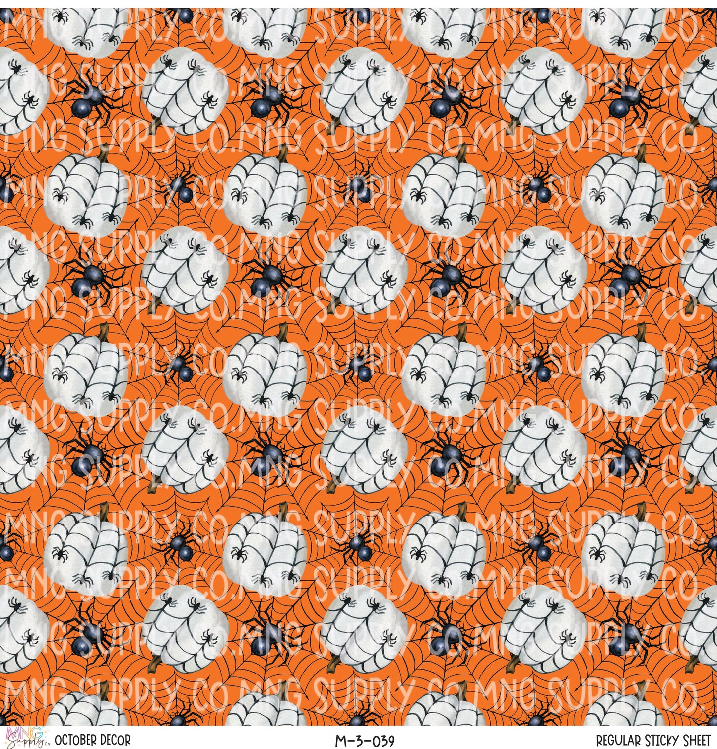 MNG Supply Sticky Sheet October Decor