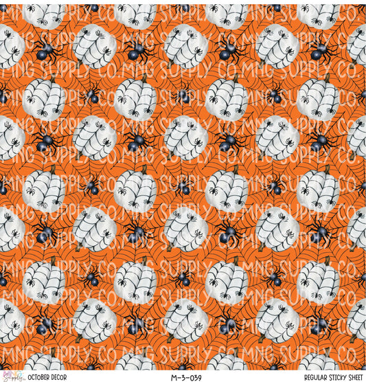 MNG Supply Sticky Sheet October Decor