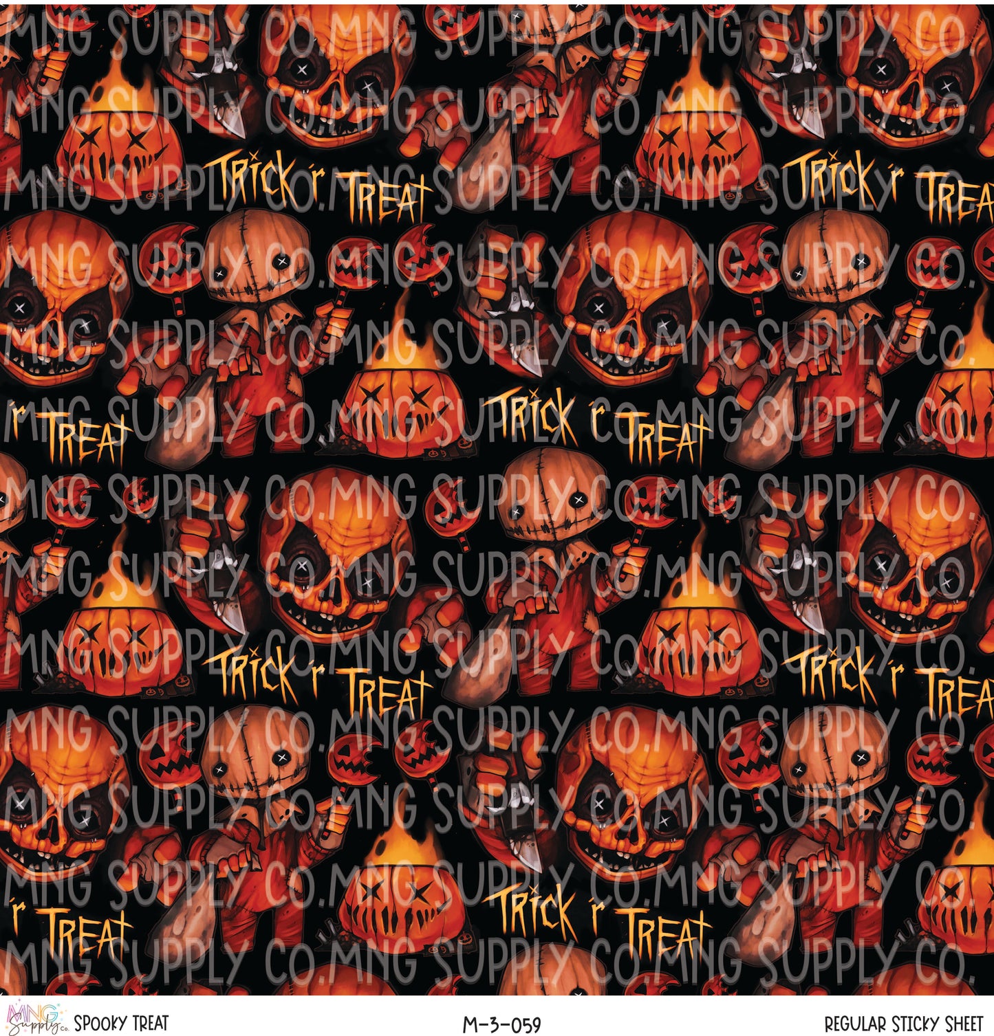 MNG Supply Sticky Sheet Spooky Treat