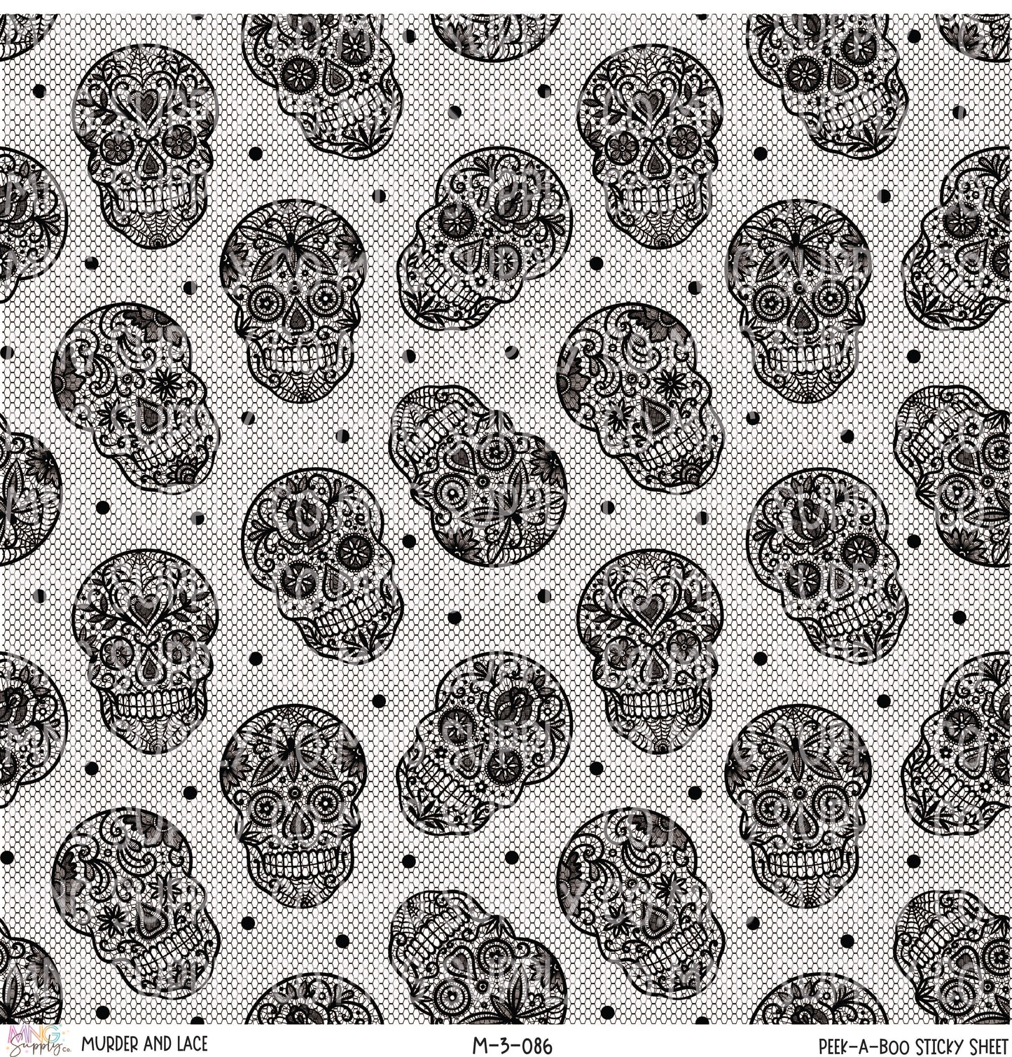 MNG Supply Sticky Sheet Murder and Lace