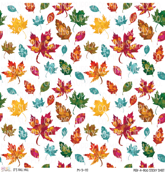 MNG Supply Sticky Sheet It's Fall Y'all