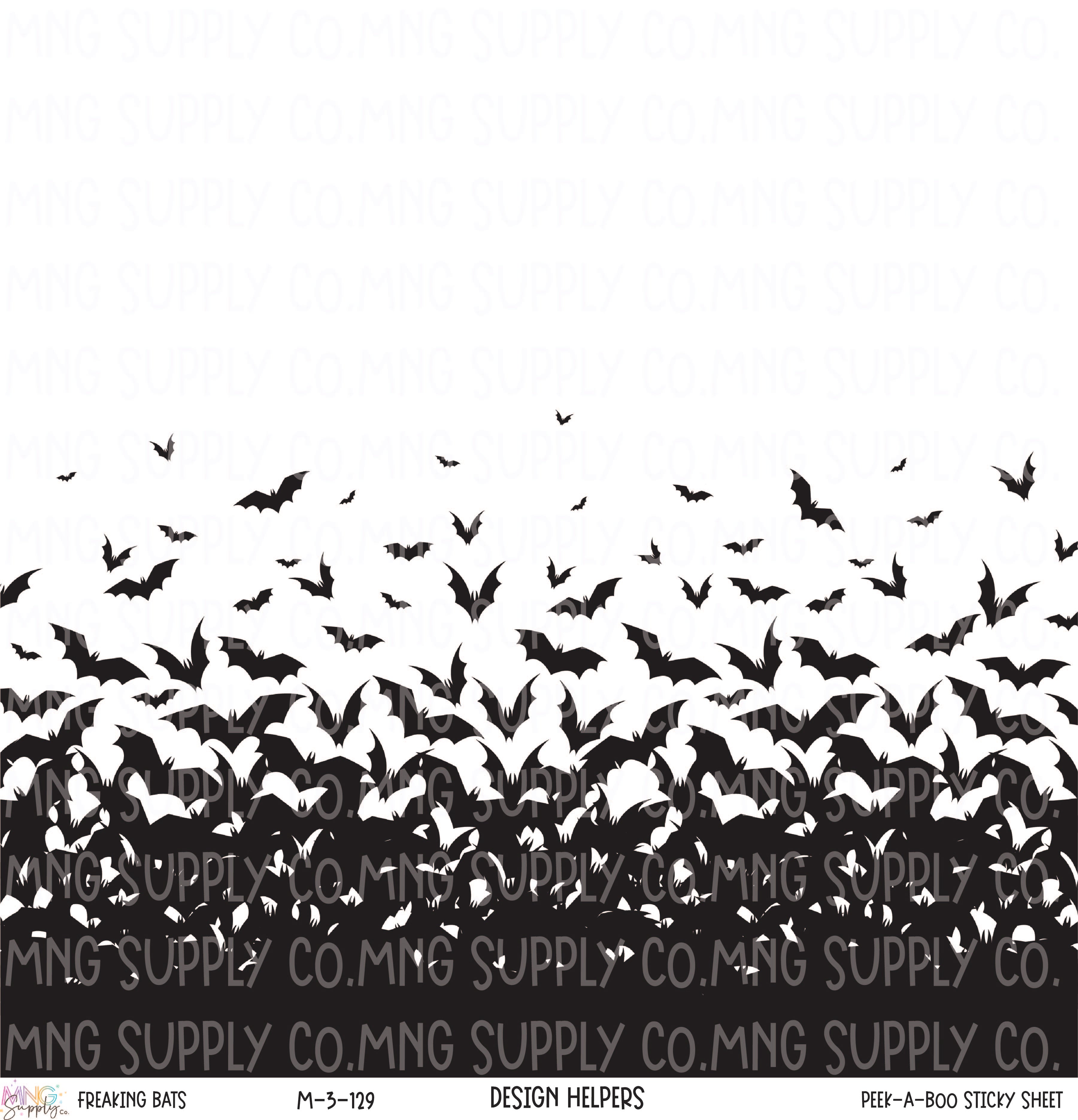MNG Supply Sticky Sheet Freaking Bats Design Helper – MNG Supply Co