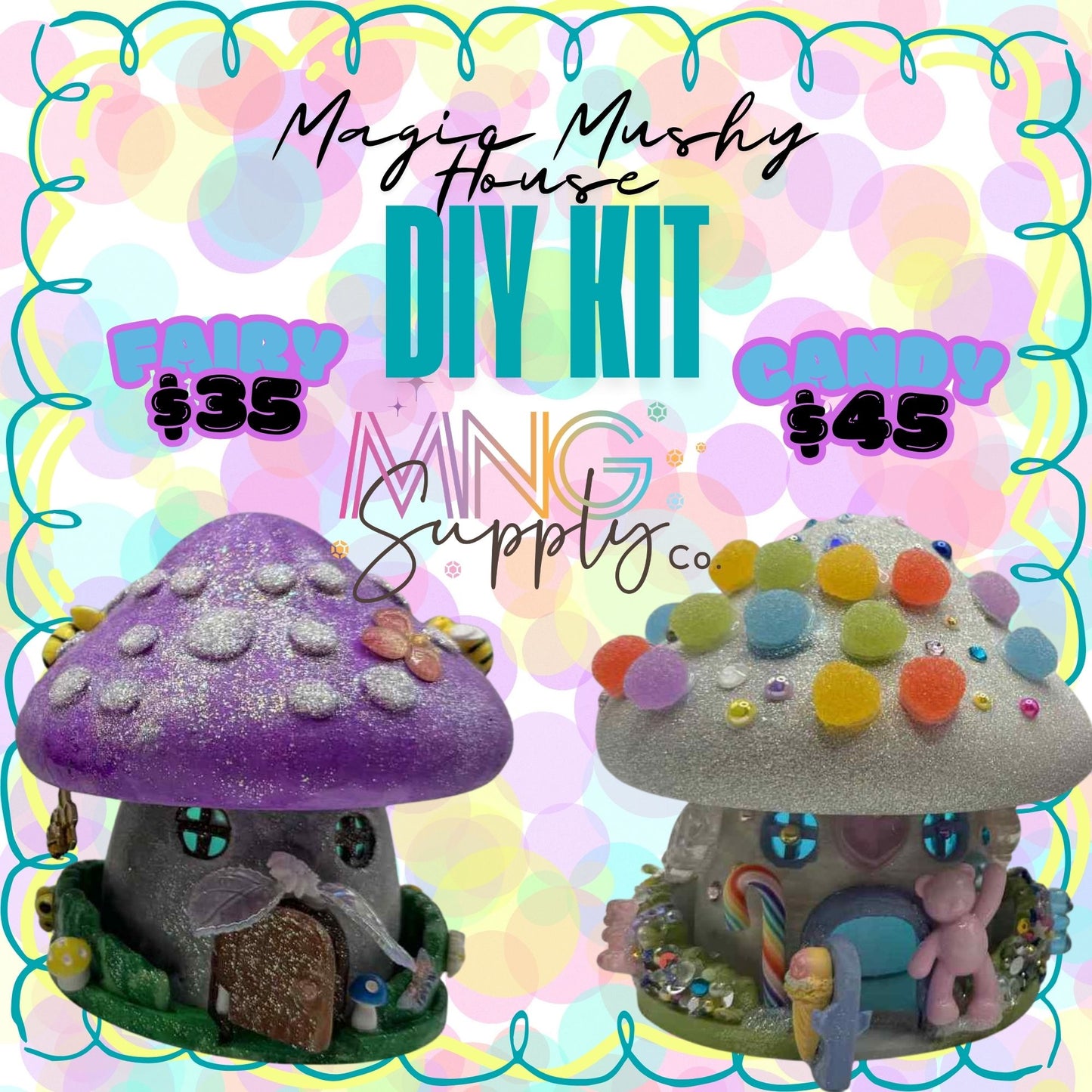 MNG Supply Couch Craft Kit Vol. 2 — DIY Mushy Fairy-Candy Light Kit