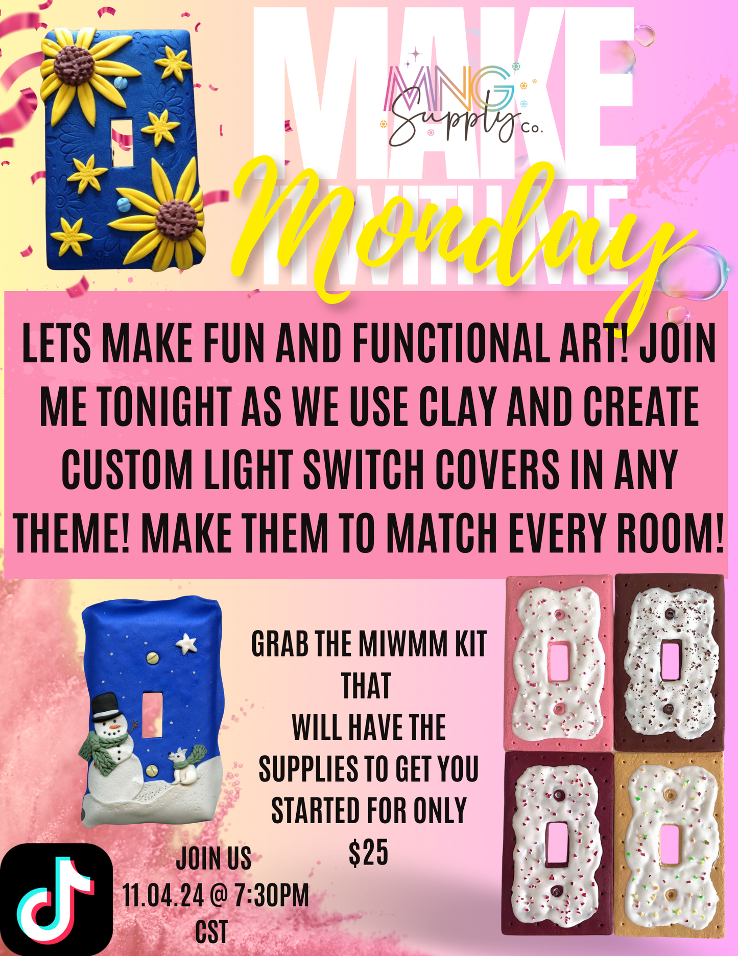 Make It With Me Monday! 11.4.24 Clay Switch Covers