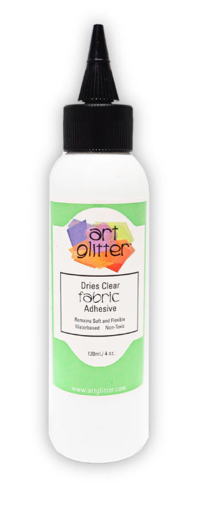 Art Glitter FABRIC DRIES CLEAR ADHESIVE