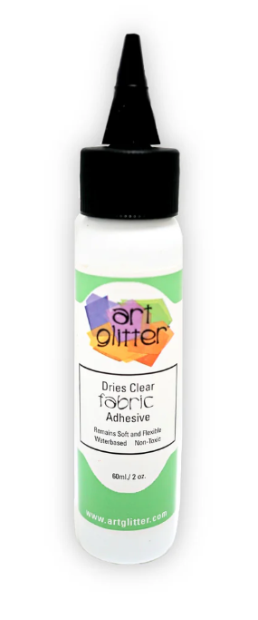 Art Glitter FABRIC DRIES CLEAR ADHESIVE