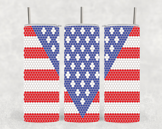 MNG Supply Bling Plate Flag V-Split 32 Plump