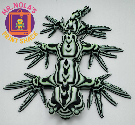 Print Shack  3D Printed Articulated Green Sea Dragon