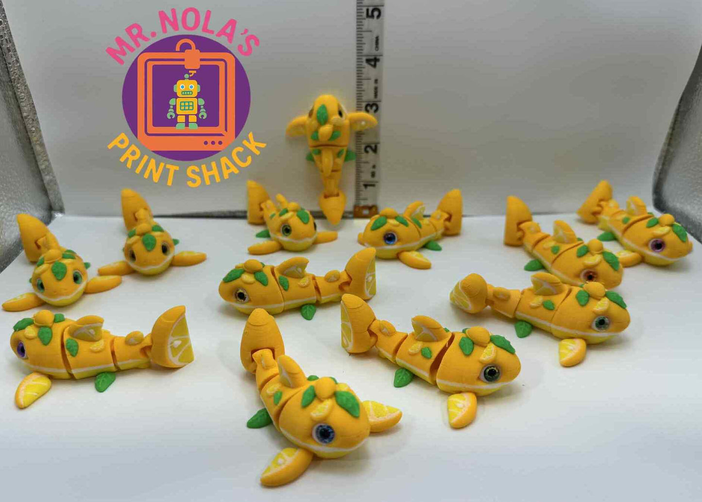 Print Shack  3D Printed Martin The Leomonade Shark