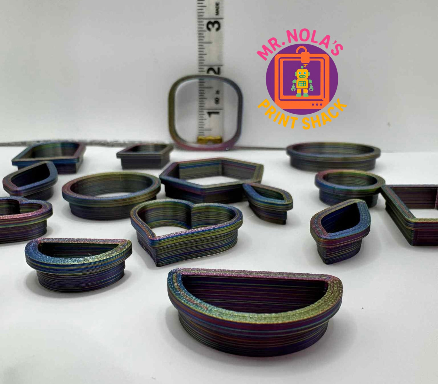Print Shack  3D Printed Clay Cutter Shape Shift Squad