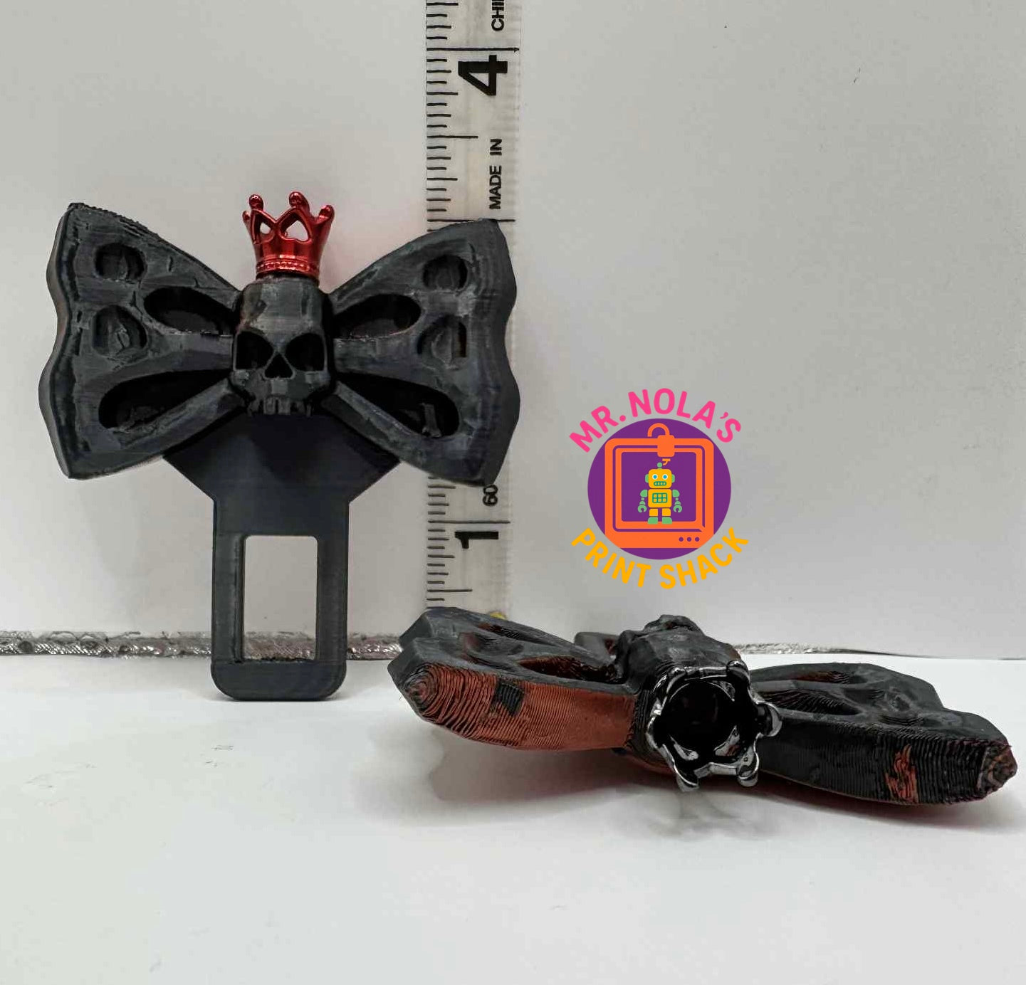 Print Shack  3D Printed Moonie- Buzz-Off Buddy Seatbelt Silencer Clip