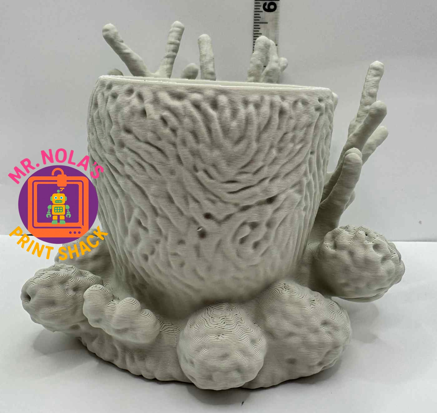 Print Shack  3D Printed Faux Coral Reef Planter