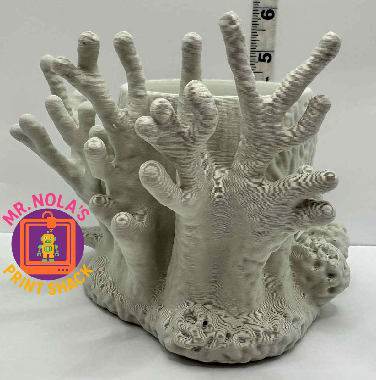 Print Shack  3D Printed Faux Coral Reef Planter