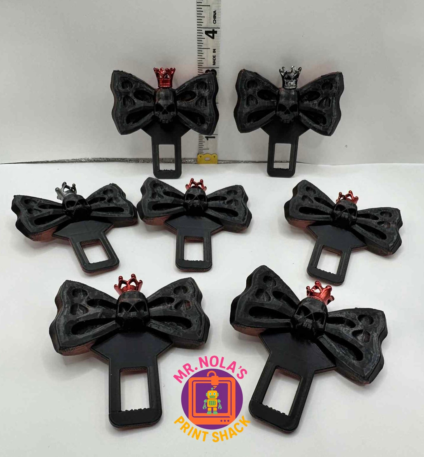 Print Shack  3D Printed Moonie- Buzz-Off Buddy Seatbelt Silencer Clip