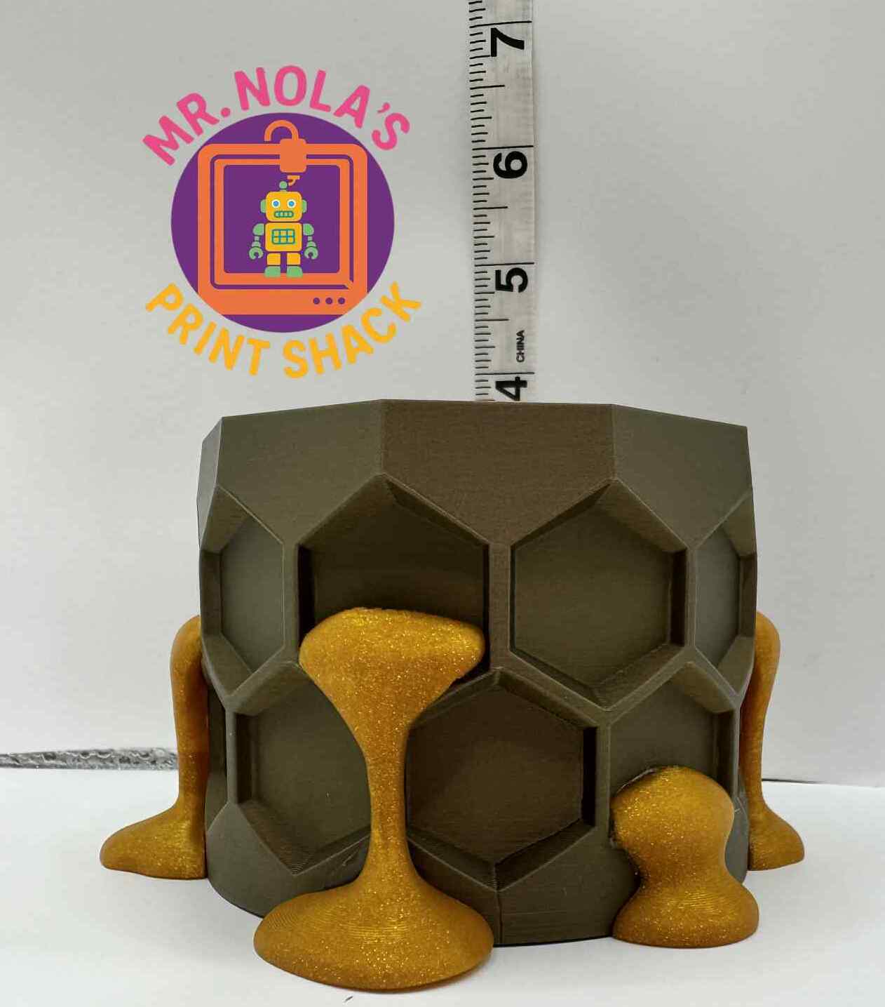 Print Shack  3D Printed Build-A-Buzz Honeycomb Planter Kit