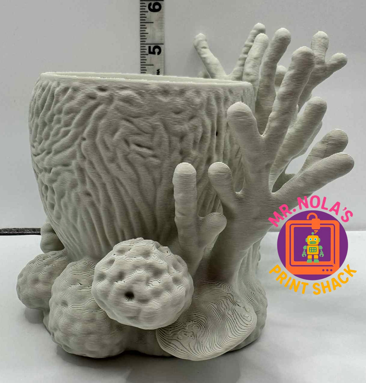 Print Shack  3D Printed Faux Coral Reef Planter