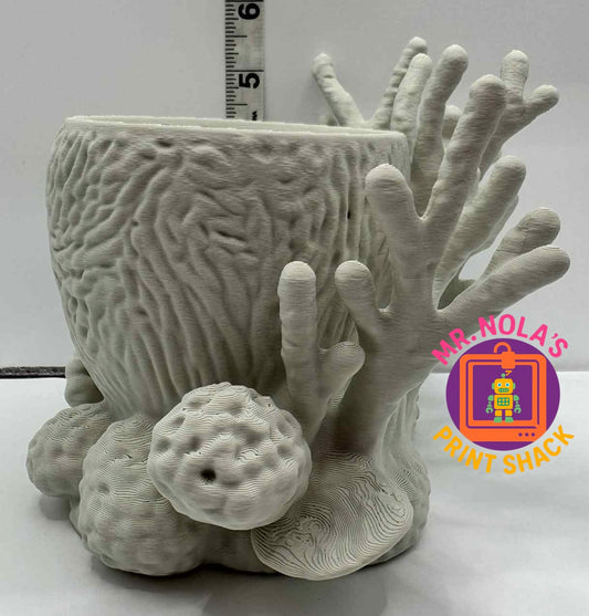 Print Shack  3D Printed Faux Coral Reef Planter