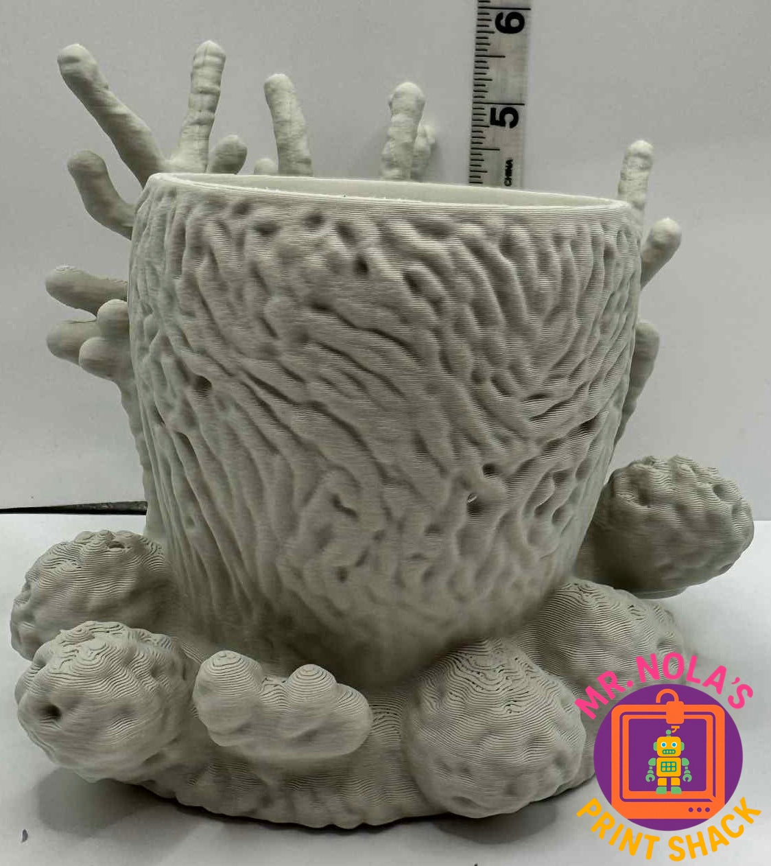 Print Shack  3D Printed Faux Coral Reef Planter