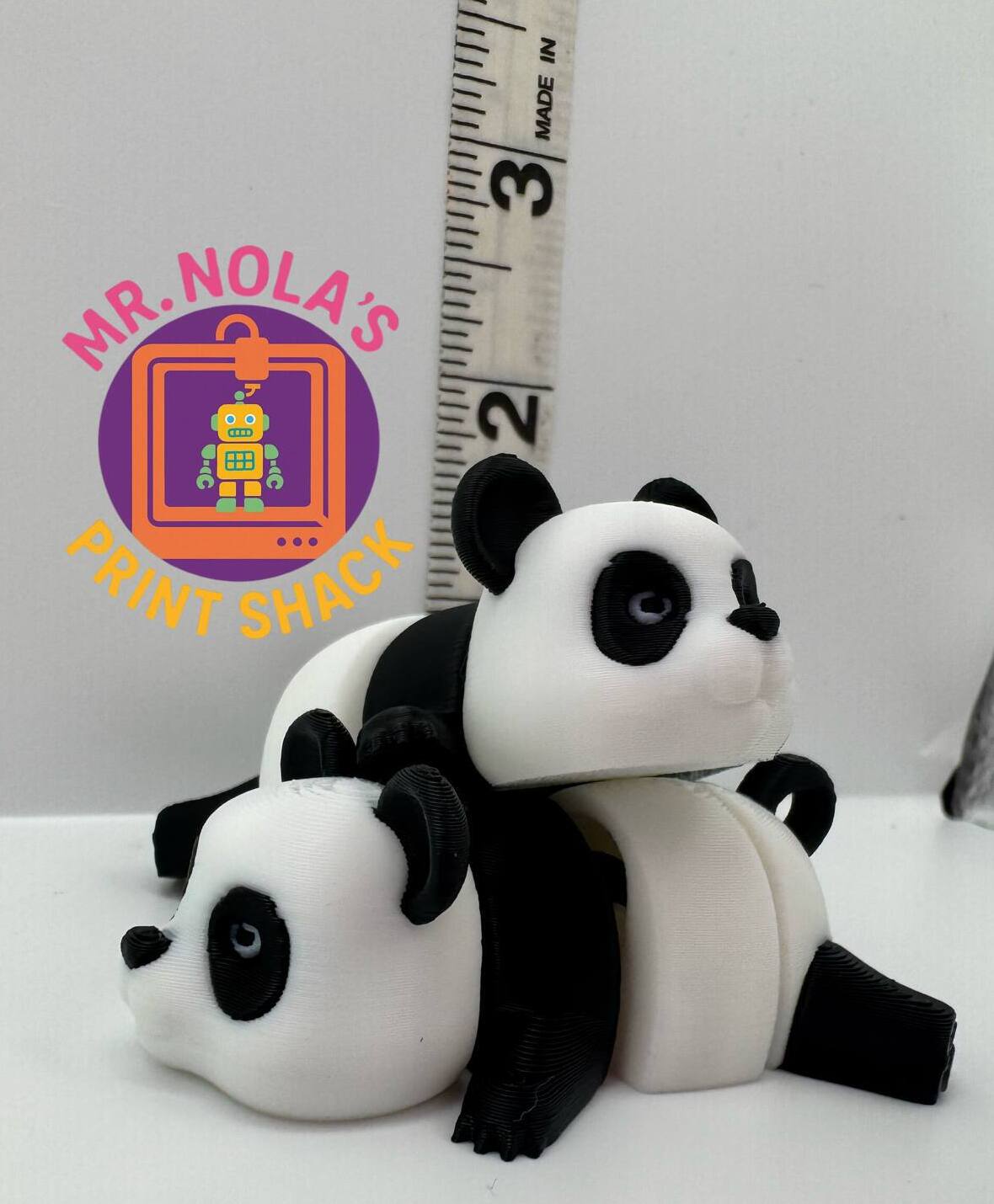 Print Shack  3D Printed Paul The Panda