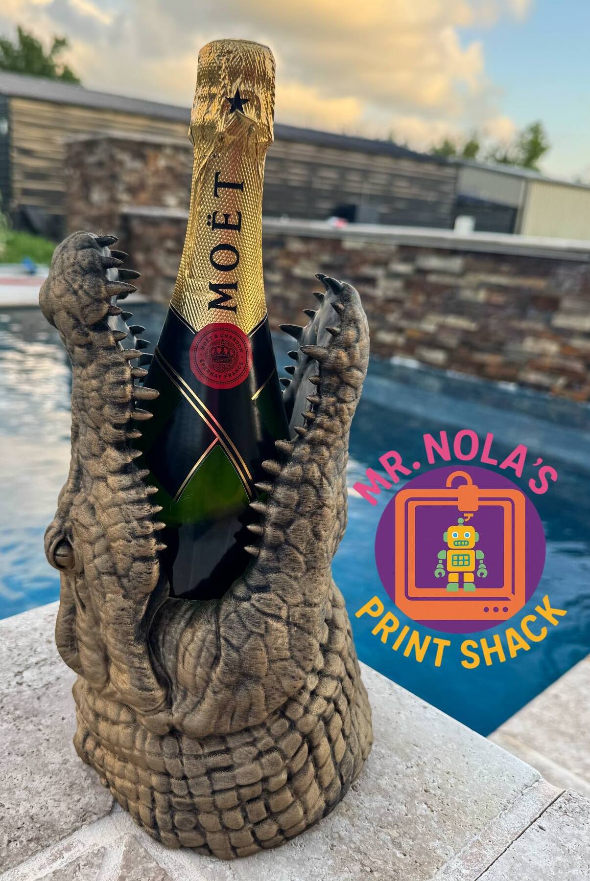 Print Shack  3D Printed Gnarles The Gator Gripper
