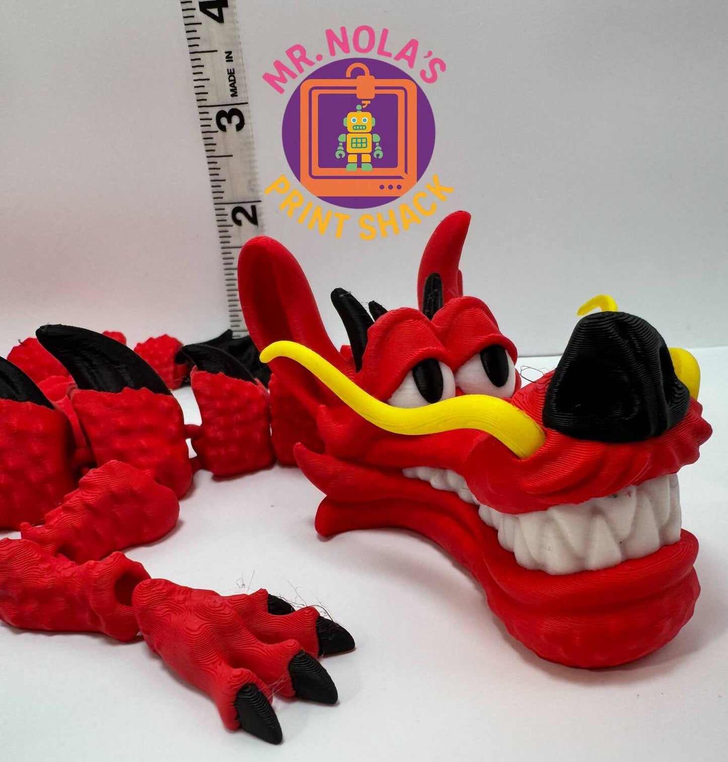 Print Shack  3D Printed Sizzlefang The Dragon
