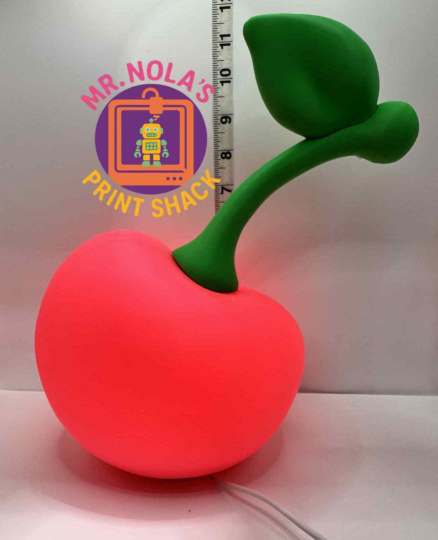 Print Shack  3D Printed Cherry Bomb Glow Lamp